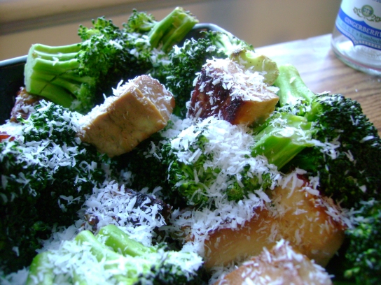 Tofu And Tempeh With Broccoli And Coconut